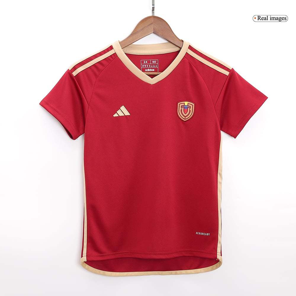 Kid's Venezuela Home Jersey+Shorts Copa America 2024