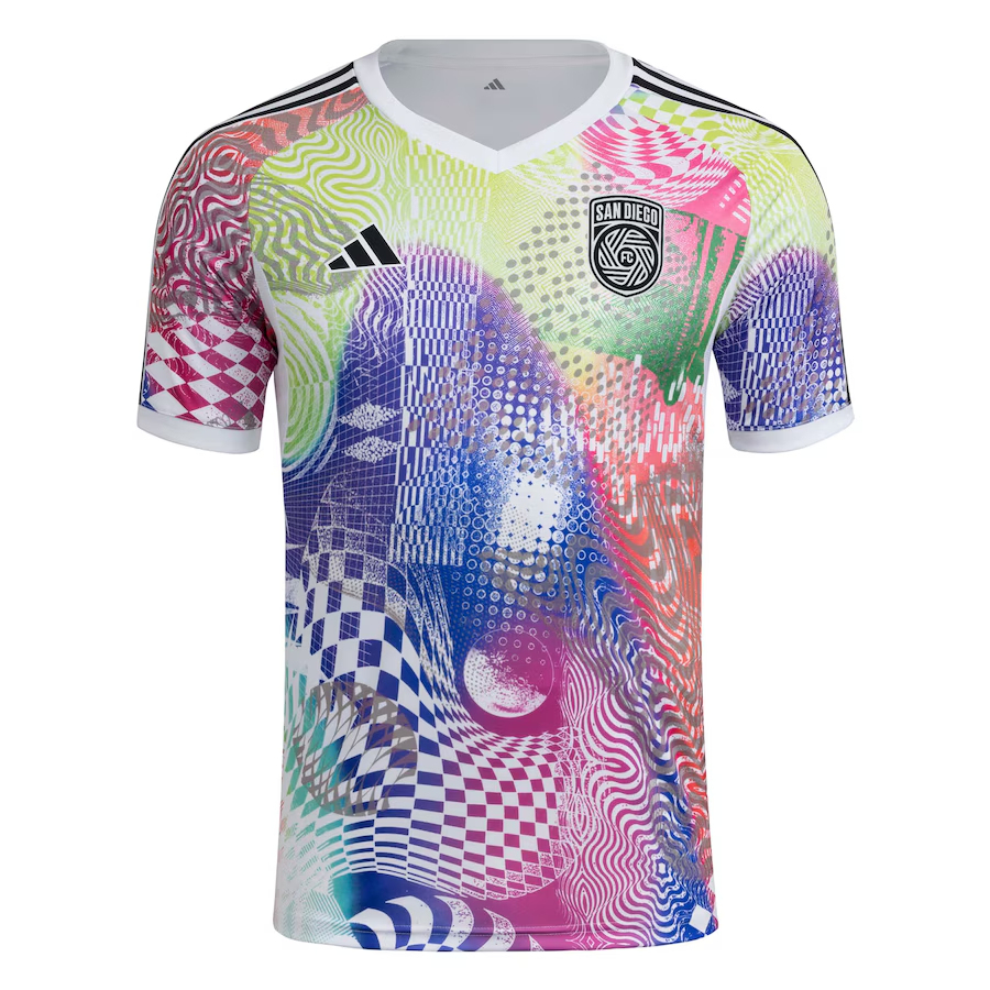 Men's San Diego FC 2025 Third Pre Match Shirt - White