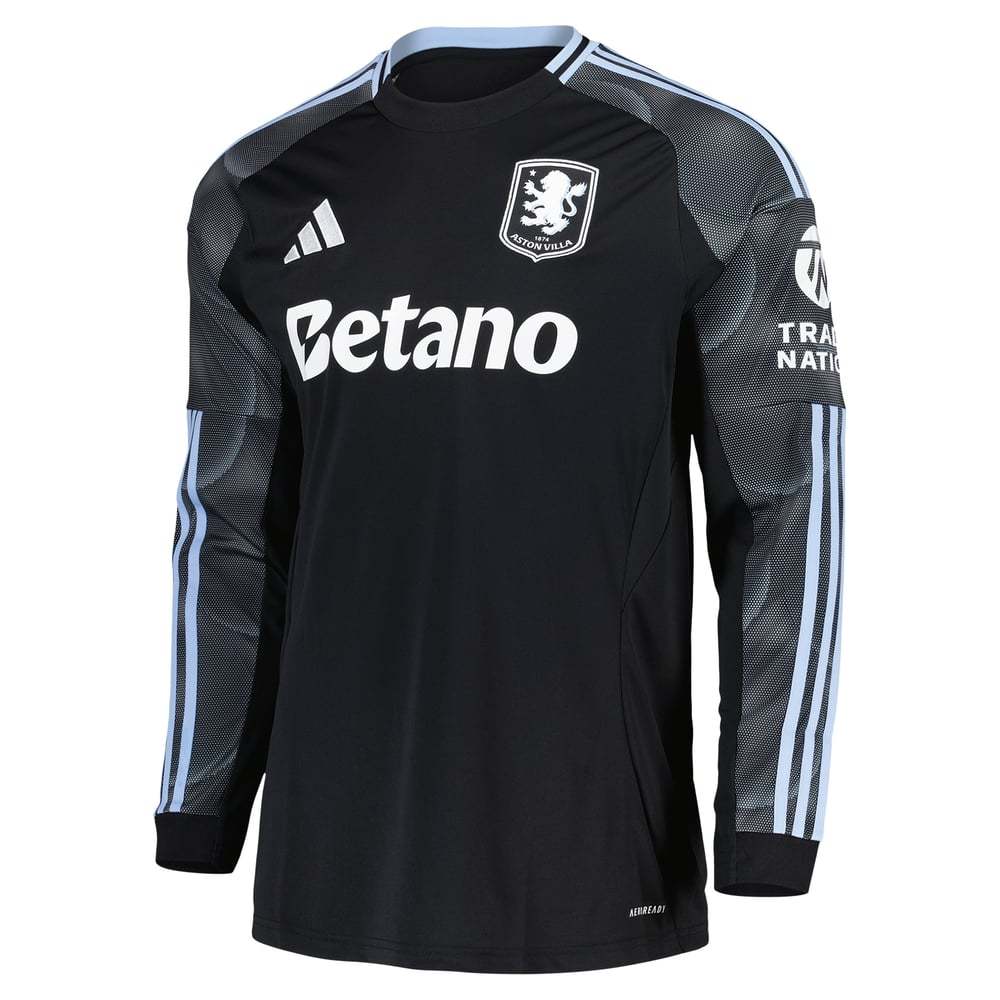 Kid's Aston Villa 2025/26 Away Long Sleeve Shirt