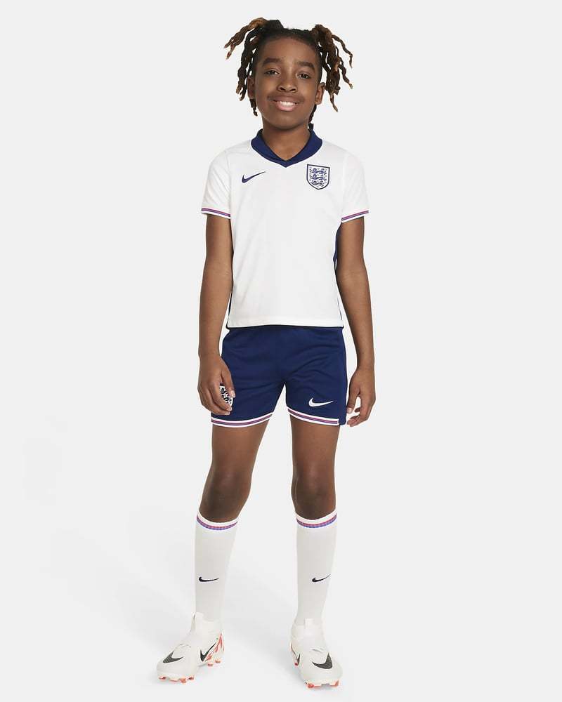 Kid's England Home Jersey+Shorts EURO 2024