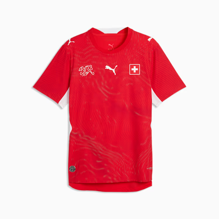 Women's Switzerland 2026 Home Authentic World Cup Shirt