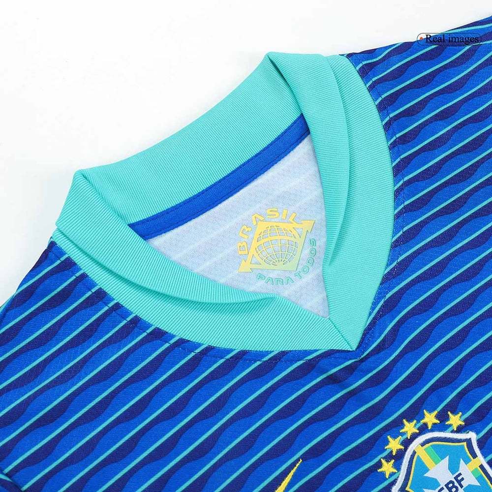 Kid's Brazil Away Jersey+Shorts Copa America 2024
