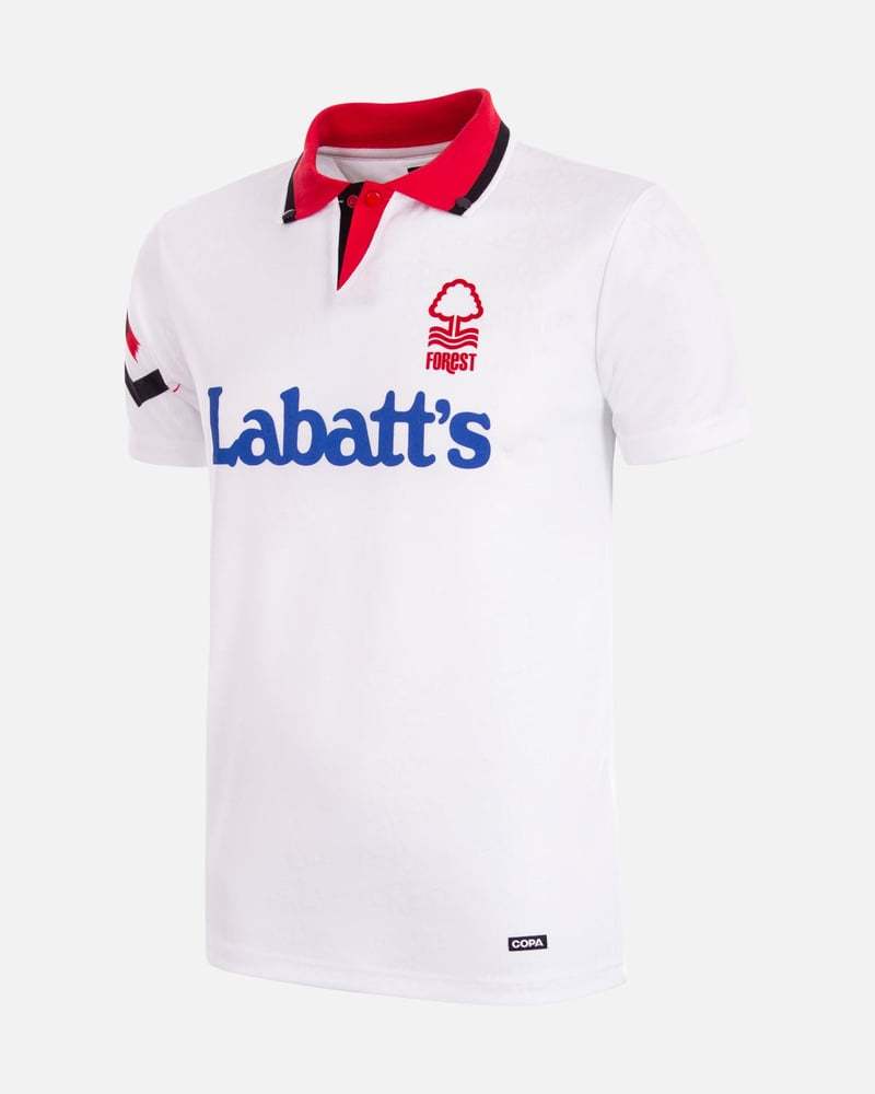 Men's Nottingham Forest 1992/93 Away Retro Shirt - White