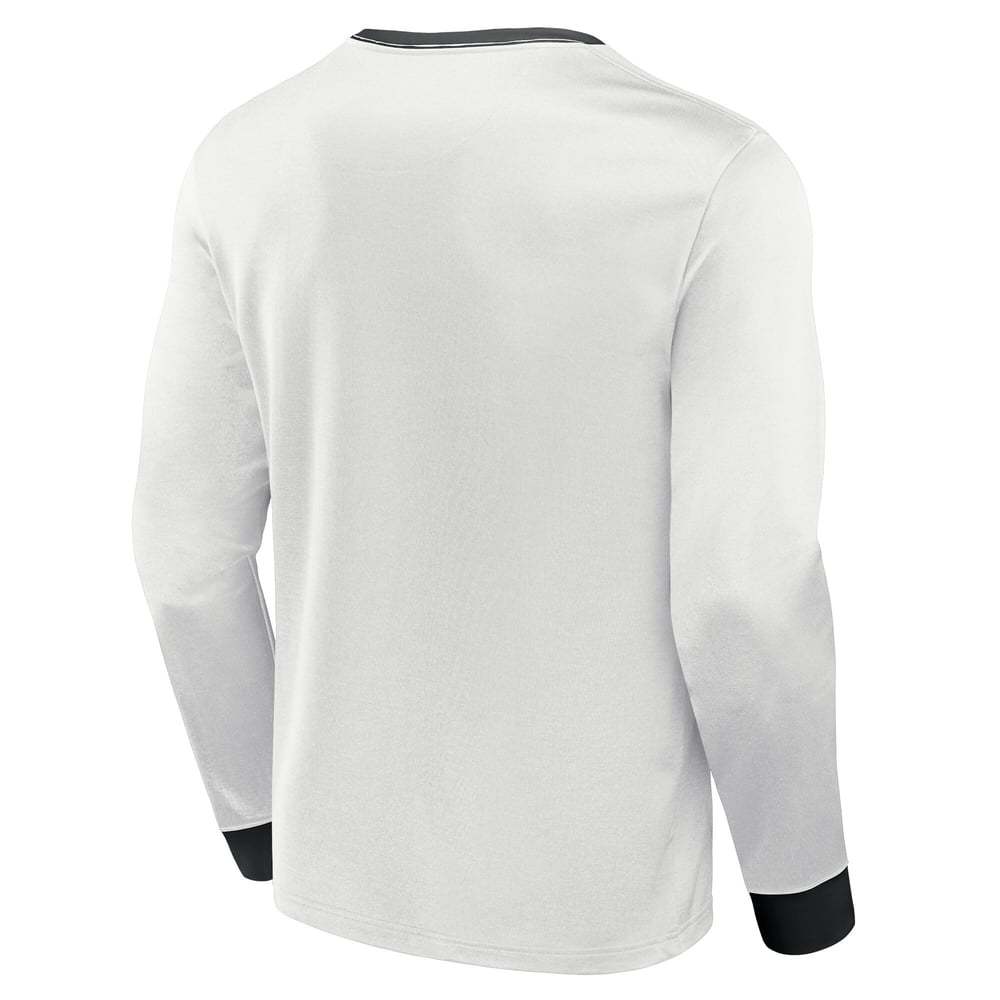 Men's Germany 1974 Home Retro Long Sleeve Shirt - White