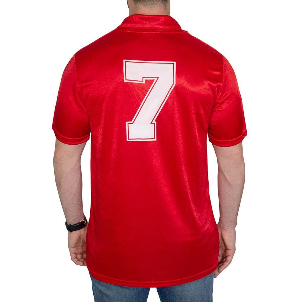 Men's Spain 1982 Retro World Shirt #7