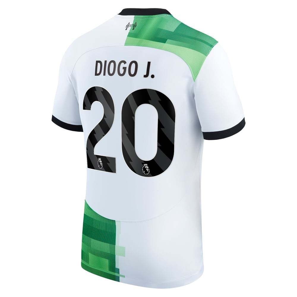 Kid's Diogo Jota #20 Liverpool 2023/24 Away Shirt