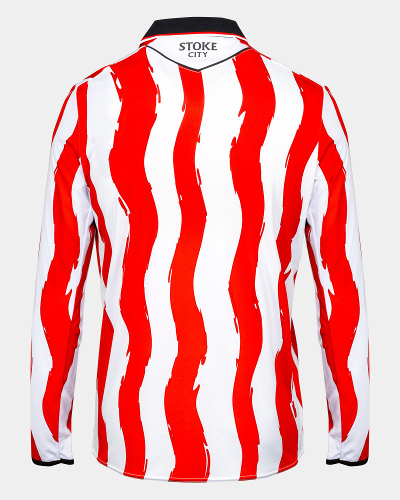 Men's Stoke City 2025/26 Home Long Sleeve Shirt