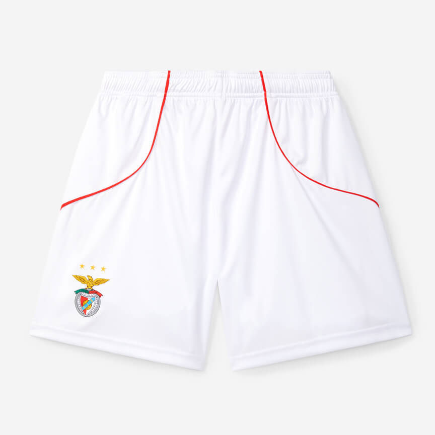 Women's SL Benfica 2025/26 Home Shorts - White