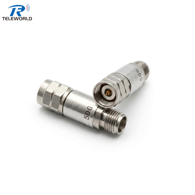 2W 2.4mm Fixed Attenuator 50GHz Stainless steels 1dB 2dB 3dB 5dB 6dB 10dB 15dB 20dB 30dB 50ohm