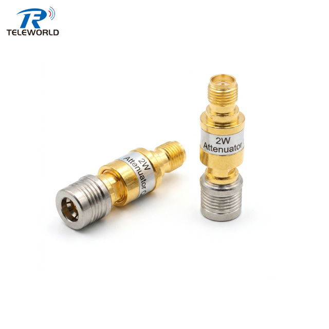 2W QMA to SMA Fixed Attenuator 6GHz 8GHz 1db.2db.3db.5db.6db.10db.15db.20db.30db 50ohm