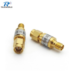2W SMA Attenuator male to female DC-26.5GHz 1dB 2dB 3dB 4dB 5dB 6dB 7dB 8dB 9dB 10dB 15dB 20dB 30dB 40dB 50ohm