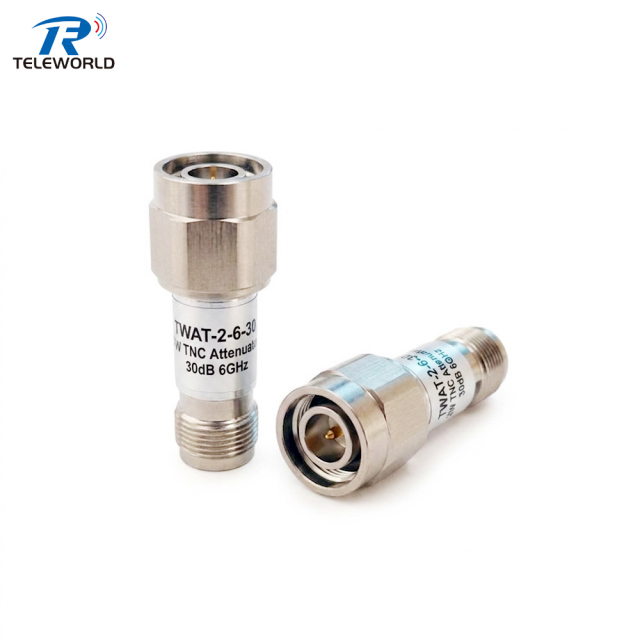 2W RF Fixed Attenuator TNC male to female 6GHz 8GHz 18GHz 1dB 2dB 3dB 5dB 6dB 10dB 15dB 20dB 30dB 40dB 50ohm,2W RF Fixed Attenuator TNC male to female 6GHz 8GHz 18GHz 1dB 2dB 3dB 5dB 6dB 10dB 15dB 20dB 30dB 40dB 50ohm,Professional Manufacturer on Attenuators&Terminations,RF Connector&Adapter,cable Assemblies and other Microwave components