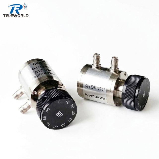 0-90dB SMA Knob RF Variable Attenuators 10dB step 3GHz 4GHz 6GHz 50ohms,0-90dB SMA Knob RF Variable Attenuators 10dB step 3GHz 4GHz 6GHz 50ohms,Professional Manufacturer on RF Attenuator&Terminations Power divider,cable Assemblies,isolator and other Microwave components