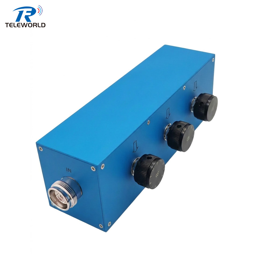 0-100dB 0-110dB 0-120dB 4.3-10 Female manual knob variable attenuator 1dB step 3GHz 4GHz 6GHz 50ohms,0-100dB 0-110dB 0-120dB 4.3-10 Female manual knob variable attenuator 1dB step 3GHz 4GHz 6GHz 50ohms,Professional Manufacturer on RF Attenuator&Terminations Power divider,cable Assemblies,isolator and other Microwave components