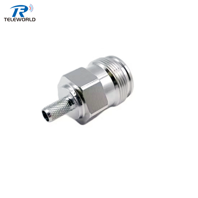 4.3-10 Female Crimp Connector for LMR240 | 6GHz Low PIM -160dBc,4.3-10 Female Crimp Connector for LMR240 DC-6GHz Low PIM -160dBc,Professional Manufacturer on Attenuators&Terminations,RF Connector&Adapter,cable Assemblies and other Microwave components