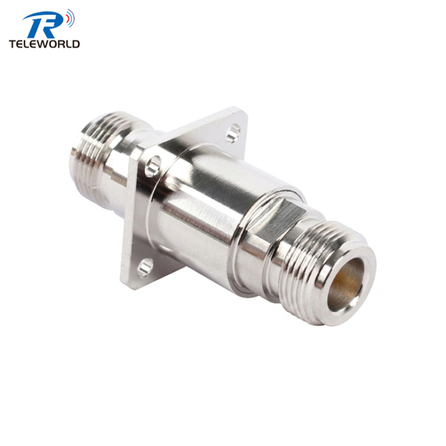 N-Type Female to Female Flange Surge Protector (200W, DC-6GHz) | RFteleworld,200W N-Type Female to Female 4-Hole Flange Surge Protector Panel Mount Surge Protector DC-6GHz,Professional Manufacturer on Attenuators&Terminations,RF Connector&Adapter,cable Assemblies and other Microwave components