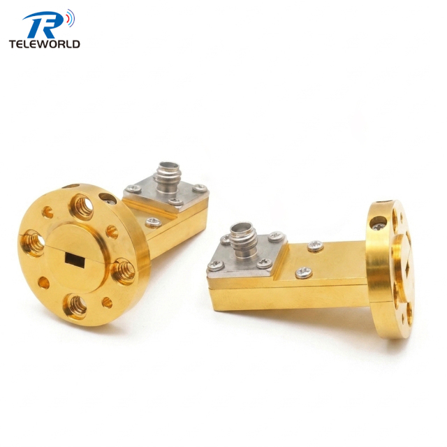 WR10 to 1.0mm Female Right Angle Adapter | 75-110 GHz W-Band,WR10 to 1.0mm Female Right-Angle Waveguide Adapter (75–110 GHz).,Professional Manufacturer on Attenuators&Terminations,RF Connector&Adapter,cable Assemblies and other Microwave components