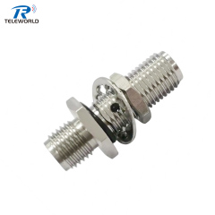 Precision SMA female to female Adapter bulkhead DC-18GHz, Passivated Stainless Steel Body,Precision SMA female to female Adapter bulkhead DC-18GHz, Passivated Stainless Steel Body,Professional Manufacturer on Attenuators&Terminations,RF Connector&Adapter,cable Assemblies and other Microwave components