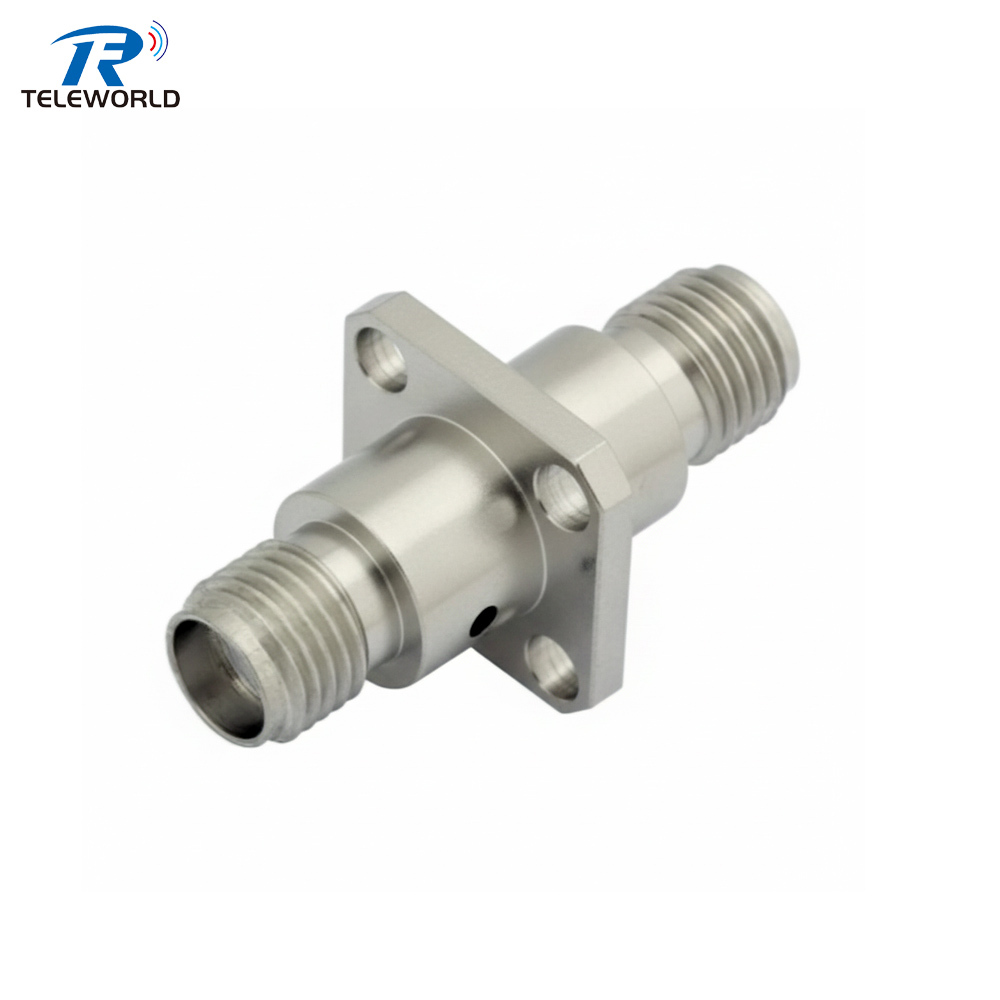 High-performance SMA female to female 4-hole flange adapter 18GHz 26.5GHz 50oohm,High-performance SMA female to female 4-hole flange adapter 18GHz 26.5GHz 50oohm,Professional Manufacturer on Attenuators&Terminations,RF Connector&Adapter,cable Assemblies and other Microwave components