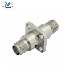 High-performance SMA female to female 4-hole flange adapter 18GHz 26.5GHz 50oohm,High-performance SMA female to female 4-hole flange adapter 18GHz 26.5GHz 50oohm,Professional Manufacturer on Attenuators&Terminations,RF Connector&Adapter,cable Assemblies and other Microwave components
