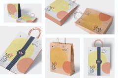 Color printed paper bag