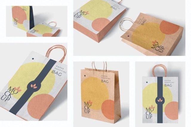 Color printed paper bag