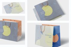 CMYK 4C portable paper bag