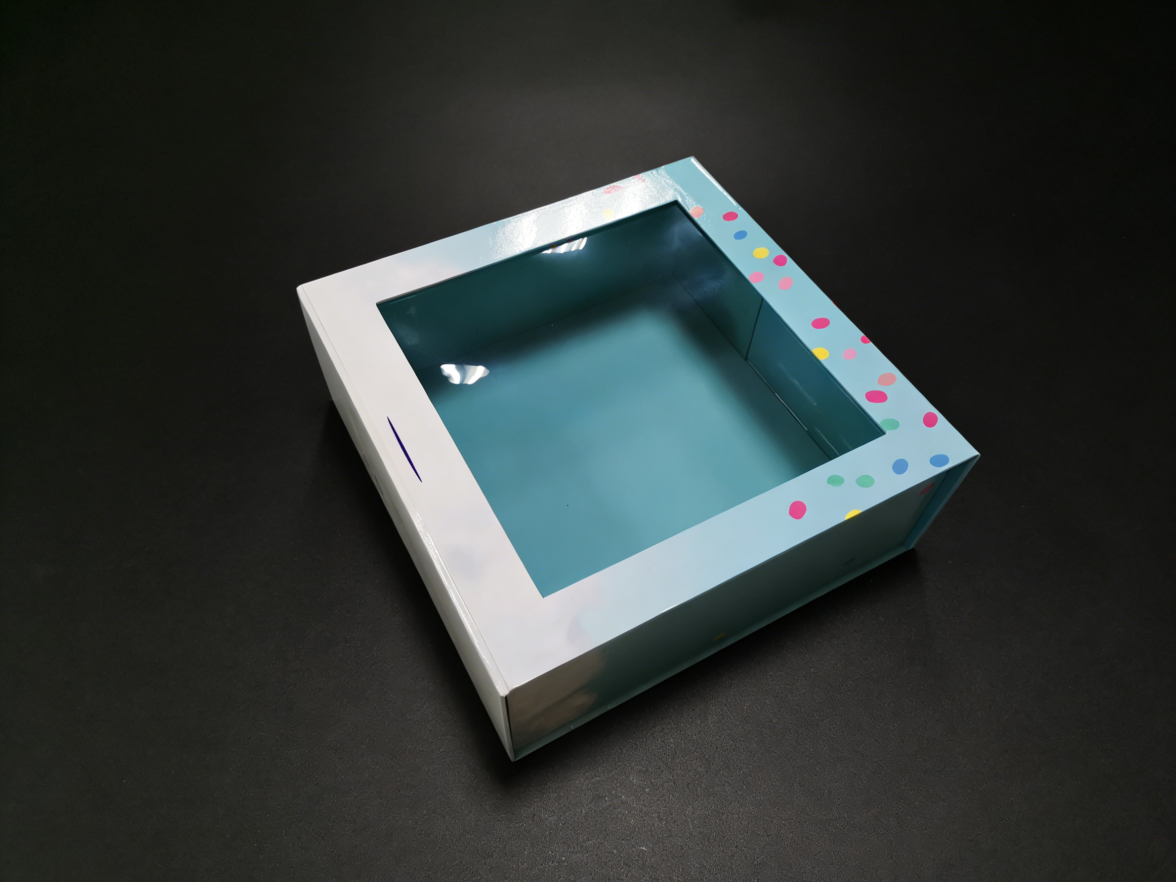 Flat-packed Baby Clothing Folding Box, custom folding box/folding carton box,Flat-packed Folding Box Eco Magnetic for Baby Clothing Apparel Packaging