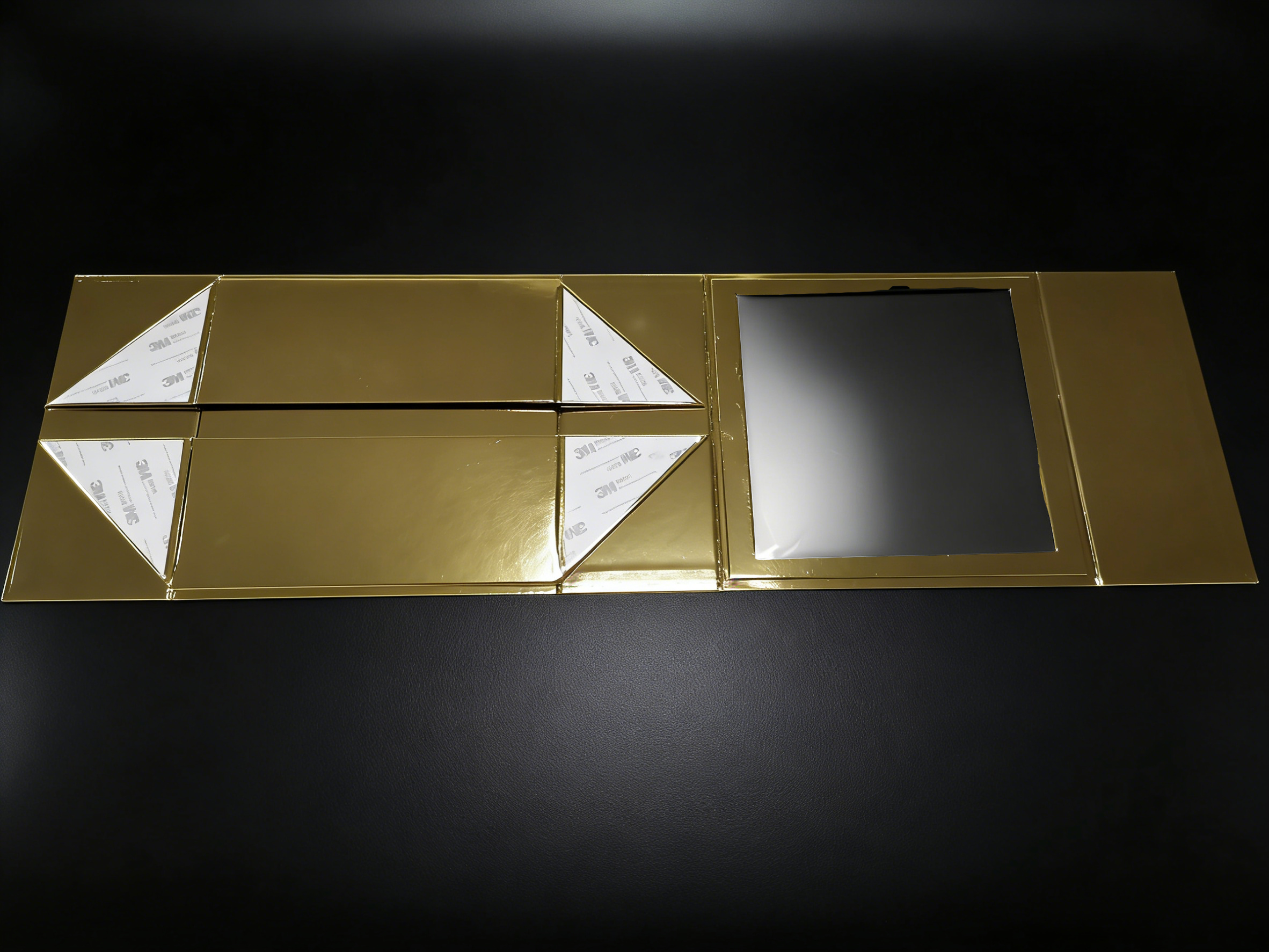 Luxury Golden Magnetic Folding Box, custom folding box/folding gift box,Luxury Golden Folding Box Magnetic for High-End Apparel Gift Packaging