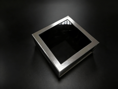 FSC Silver Magnetic Folding Box, custom folding box/folding gift box,FSC Certified Silver Folding Box Magnetic for Luxury Gift Packaging