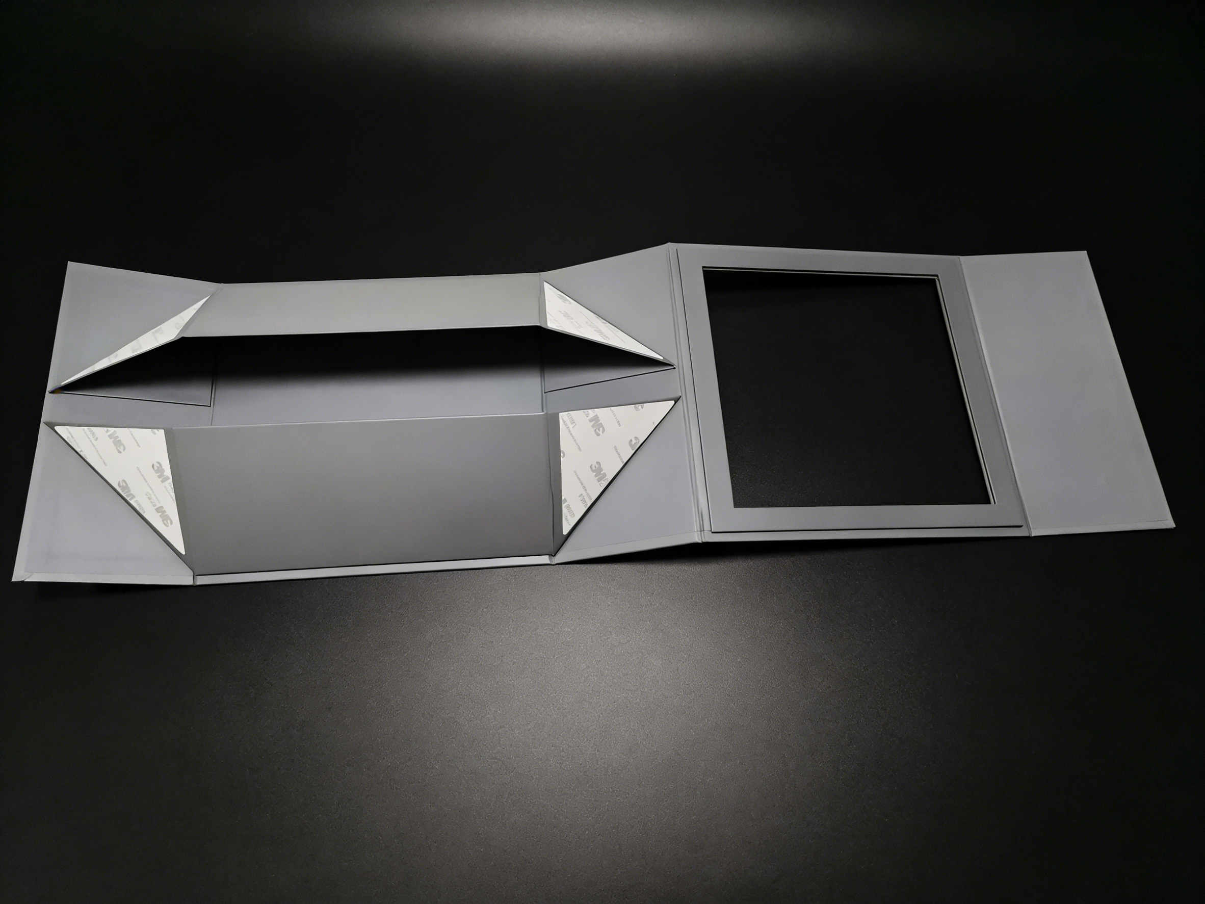 FSC Grey UV Coating Folding Box, custom folding box/folding carton box,FSC Grey Folding Box with UV Coating for Eco Shoe Packaging