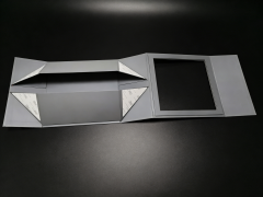 FSC Grey UV Coating Folding Box, custom folding box/folding carton box,FSC Grey Folding Box with UV Coating for Eco Shoe Packaging