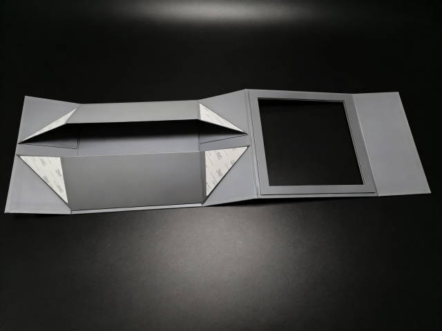 FSC Grey UV Coating Folding Box, custom folding box/folding carton box,FSC Grey Folding Box with UV Coating for Eco Shoe Packaging