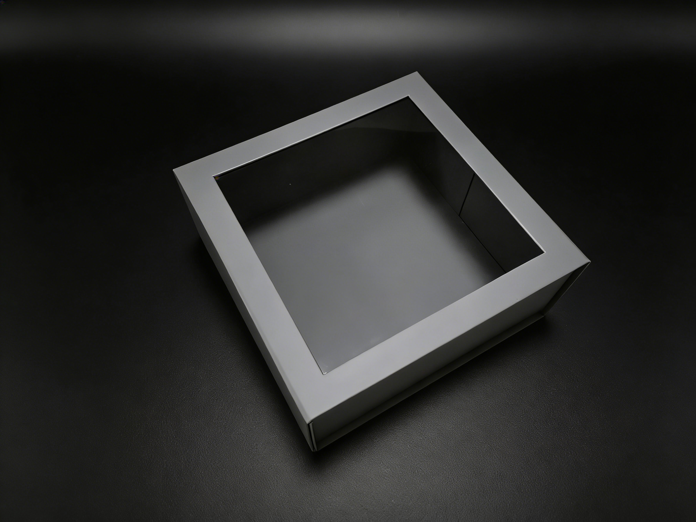 FSC Grey UV Coating Folding Box, custom folding box/folding carton box,FSC Grey Folding Box with UV Coating for Eco Shoe Packaging