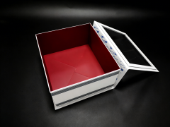 FSC Window Panel Folding Box, custom folding box/folding gift box,FSC Folding Box with Window Panel for Eco Luxury Gift Packaging