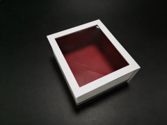 FSC Window Panel Folding Box, custom folding box/folding gift box,FSC Folding Box with Window Panel for Eco Luxury Gift Packaging