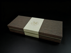 Grey Specialty Paper Gift Box Small Gift Box,Grey Clamshell Gift Box With Velvet/EVA For Key & Modern Gifting