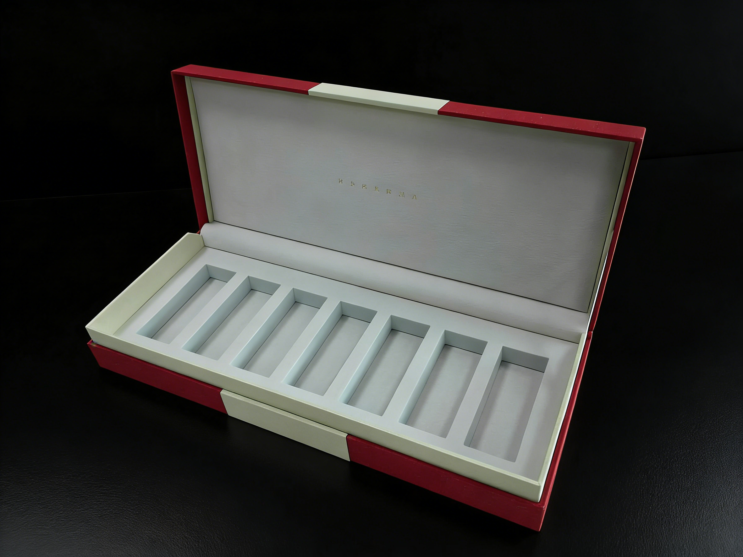 Red Specialty Paper Gift Box Small Gift Box,Red Clamshell Gift Box With Velvet/EVA For Key & Festive Gifting