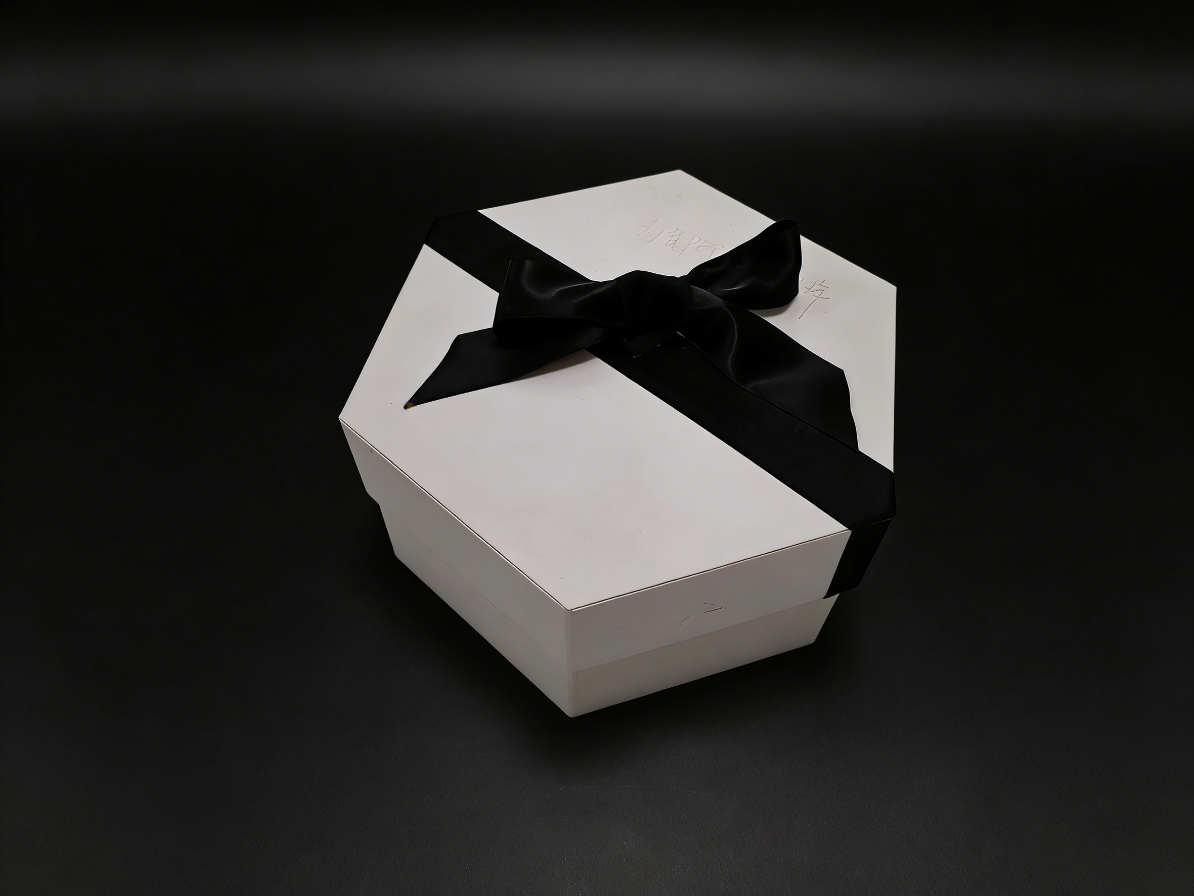 Hexagonal Bow Gift Box Custom Gift Box,Custom Hexagonal Bow Gift Box Top & Lid CMYK Printing Bulk Packaging