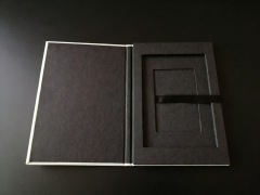 Slim Soft Touch Paper Gift Box Beige Black Gift Box,Slim Soft Touch Paper Gift Box Book Type Magnetic Certificate Packaging