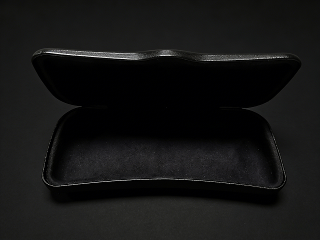 Luxury Hard-Shell Optical Glasses Case - Novelty Design,Luxury Chrome Hard-Shell Glasses Case