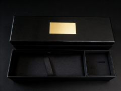 Premium Black Soft-touch Paper 2-Piece Setup Pen Box for Business Pen Gifts - Custom Wholesale,Premium Black Soft-touch Paper Pen Box