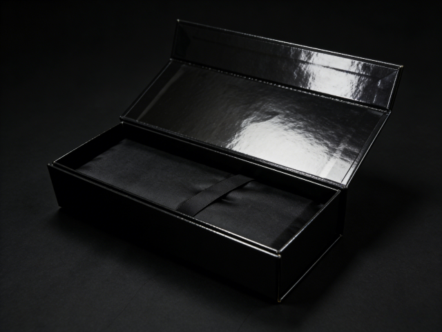 Premium Black Soft-touch Paper 2-Piece Setup Pen Box for Business Pen Gifts - Custom Wholesale,Premium Black Soft-touch Paper Pen Box