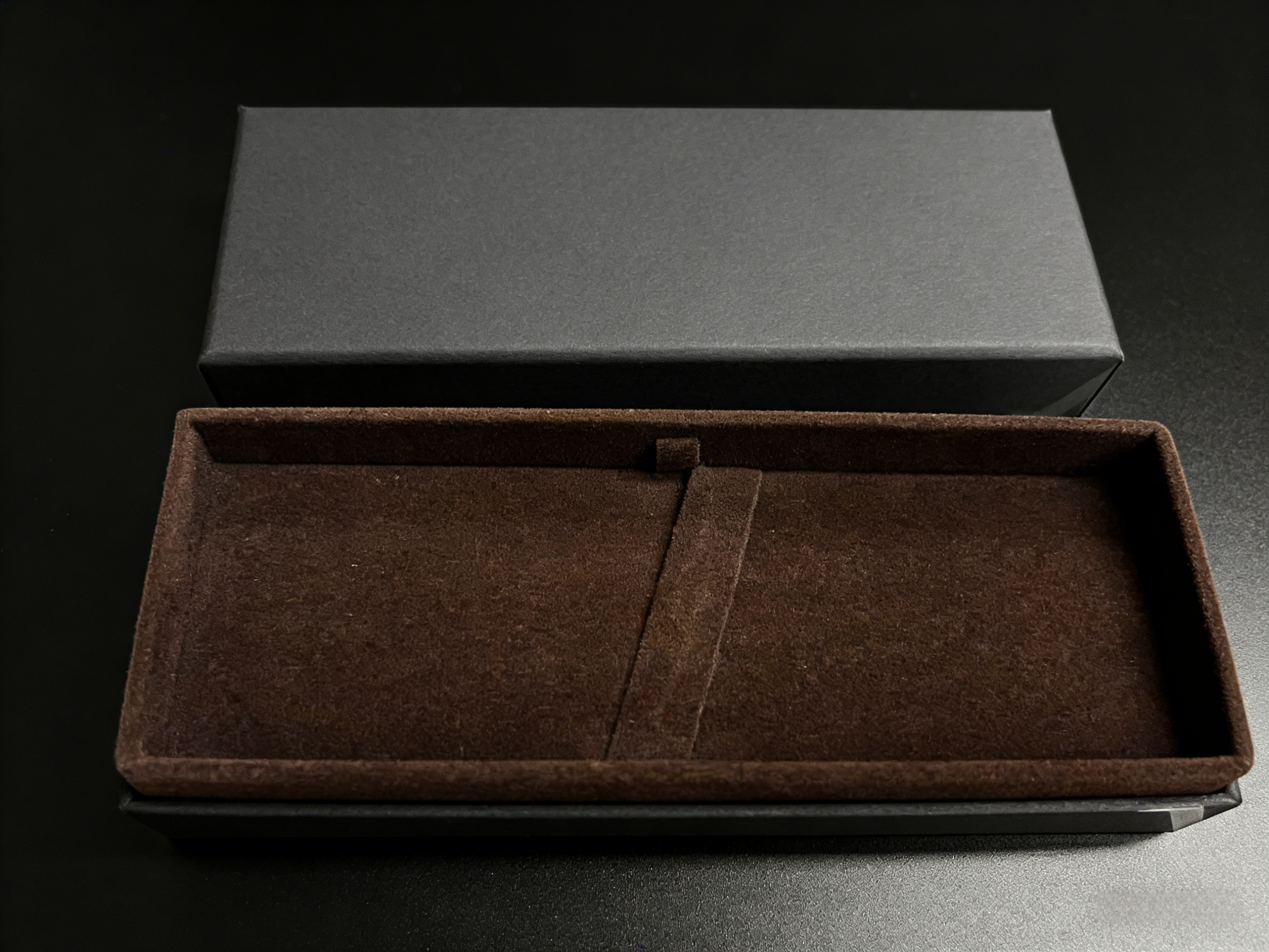 Premium Brown Soft-touch Paper 2-Piece Setup Pen Box for Office & Gift Use - Custom Wholesale,Premium Brown Soft-touch Paper Pen Box