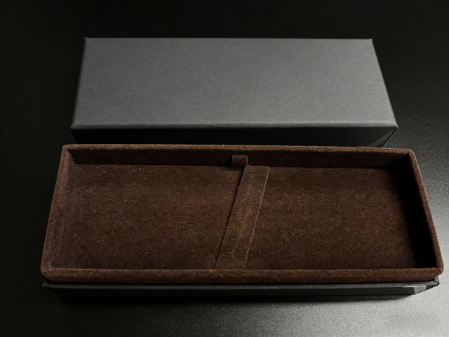 Premium Brown Soft-touch Paper 2-Piece Setup Pen Box for Office & Gift Use - Custom Wholesale,Premium Brown Soft-touch Paper Pen Box