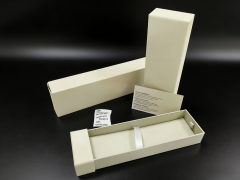 Premium Beige Soft-touch Paper 2-Piece Setup Pen Box for Luxury Pen Packaging - Custom Wholesale,Premium Beige Soft-touch Paper Pen Box