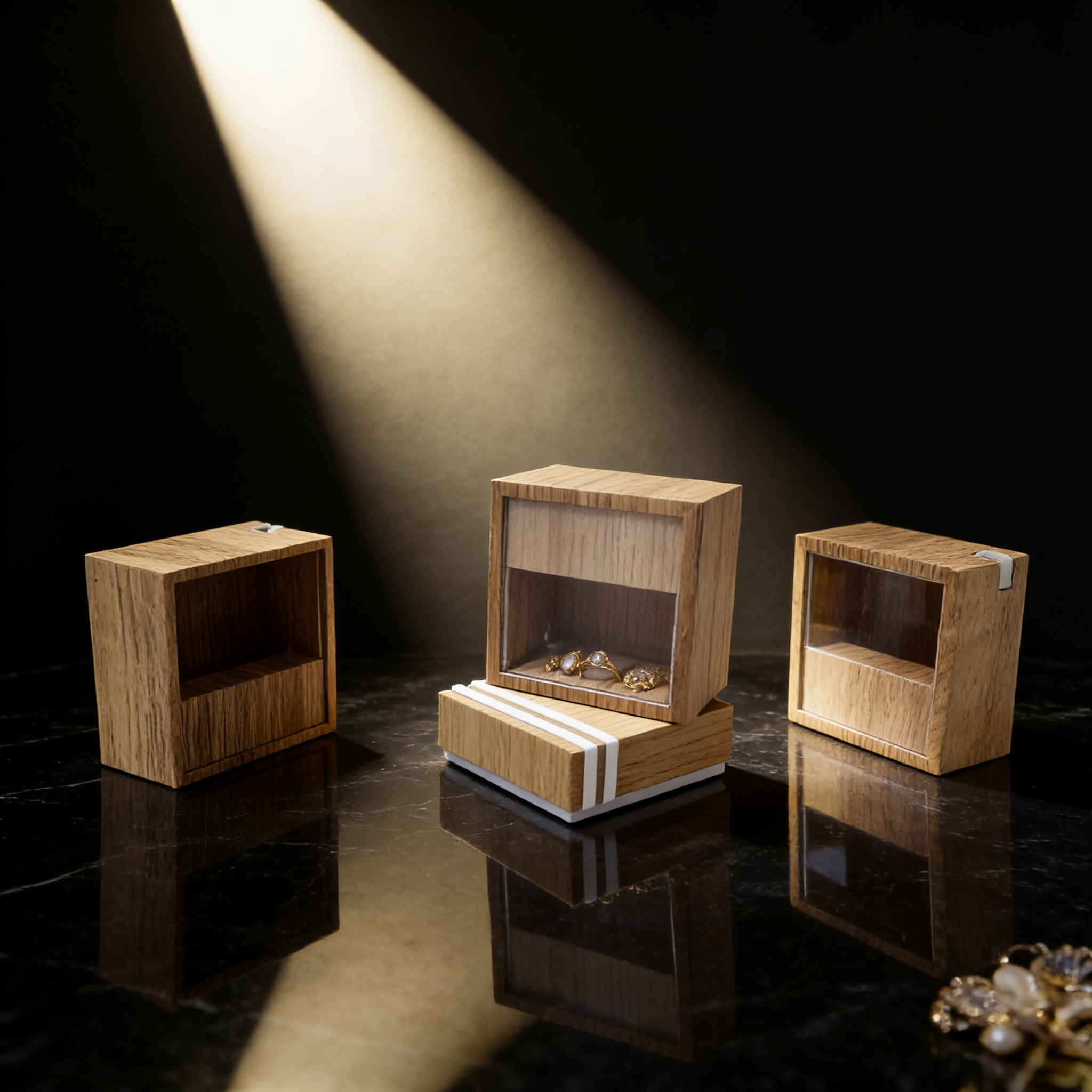 Elegant Wooden jewelry box - wood jewelry box,Wood Wooden jewelry box - Storage-efficient wood jewelry box for B2B Bulk Purchase