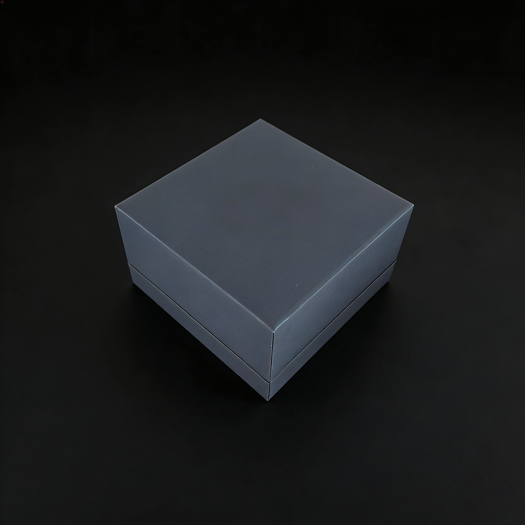 Modern Blue Soft touch paper jewelry box - custom jewelry box,Blue Modern jewelry box - Storage-efficient custom jewelry box for B2B Bulk Purchase