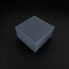 Modern Blue Soft touch paper jewelry box - custom jewelry box,Blue Modern jewelry box - Storage-efficient custom jewelry box for B2B Bulk Purchase