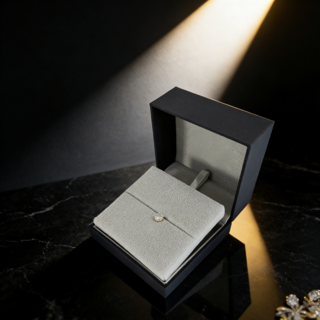 Modern Blue Soft touch paper jewelry box - custom jewelry box,Blue Modern jewelry box - Storage-efficient custom jewelry box for B2B Bulk Purchase